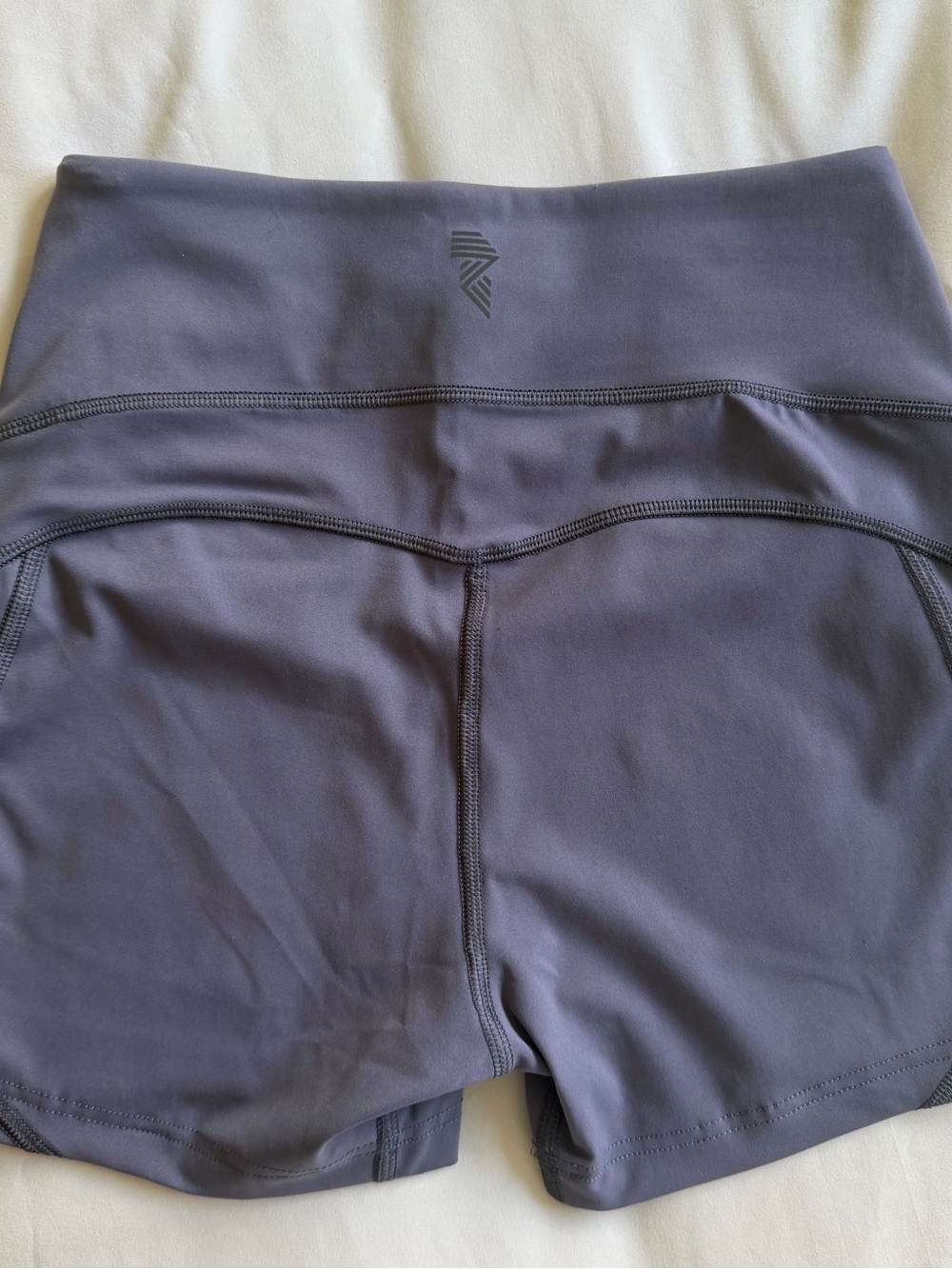 R.A.D Global SupeKnit High-Rise Training Short 3” Size 4 Taupe/Mauve - Picture 2 of 3